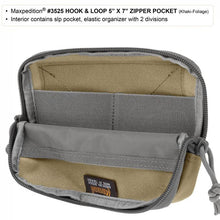 Load image into Gallery viewer, Hook & Loop 5" x 7" Zipper Pocket