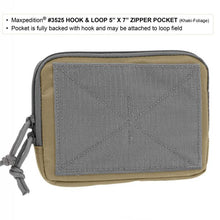 Load image into Gallery viewer, Hook &amp; Loop 5&quot; x 7&quot; Zipper Pocket
