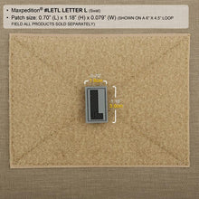 Load image into Gallery viewer, Letter L Morale Patch
