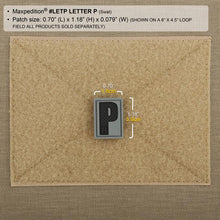 Load image into Gallery viewer, Letter P Morale Patch
