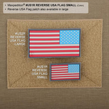 Load image into Gallery viewer, Reverse USA Flag Morale Patch (Small)
