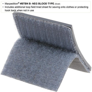 B- Blood Type Morale Patch
